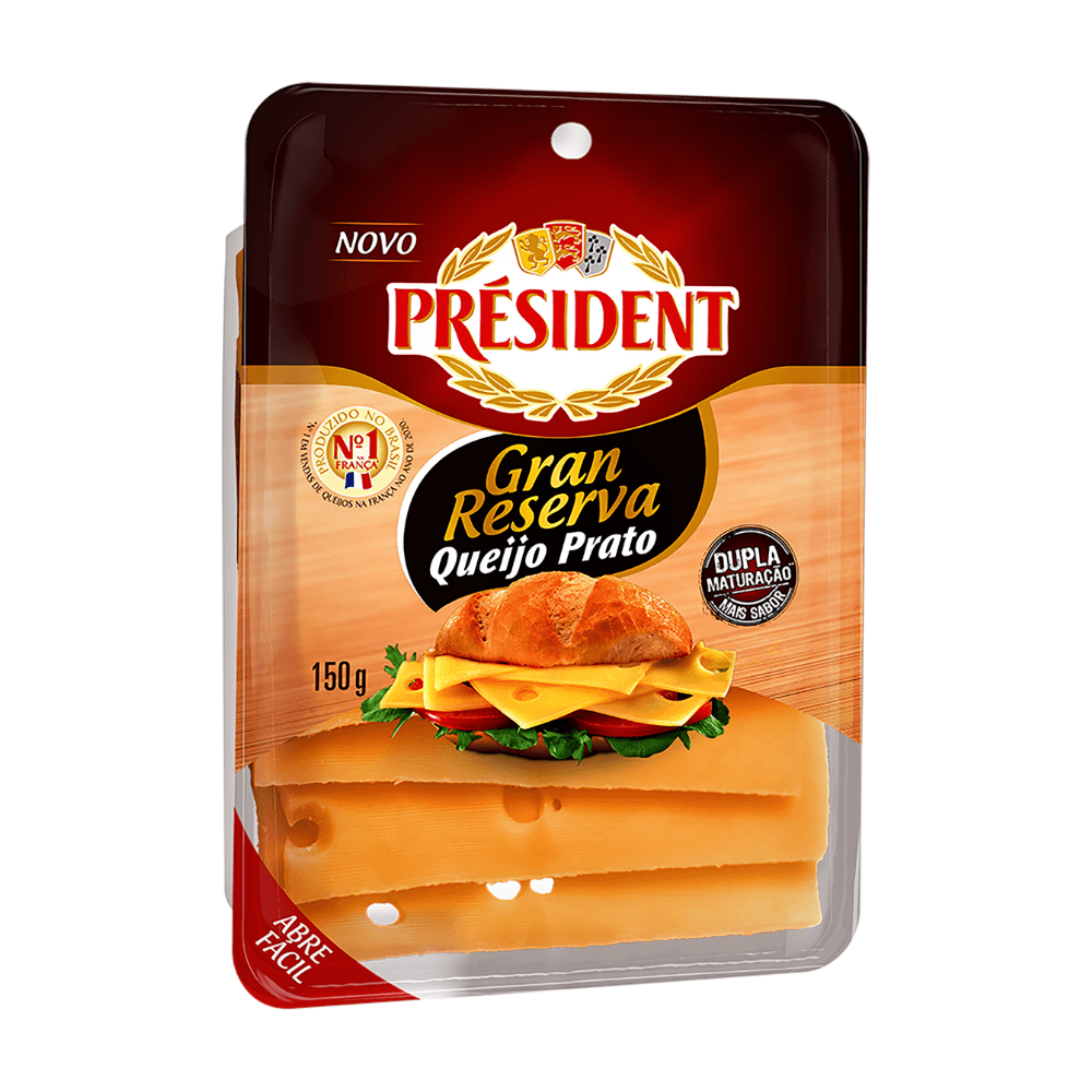 Queijo Prato Président Gran Reserva 150g